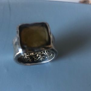 Beautiful retired Silpada smoky quartz ring. Very comfortable size 8 ring.
